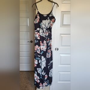 1. State Navy Floral Maxi Dress